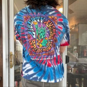 Liberty Brewery South Carolina Tie Dye Psychedelic Graphic T-Shirt
